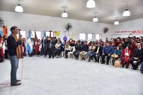 Urtubey en San Antonio de los Cobres: “hoy nos toca inaugurar el 206° nuevo edificio escolar”